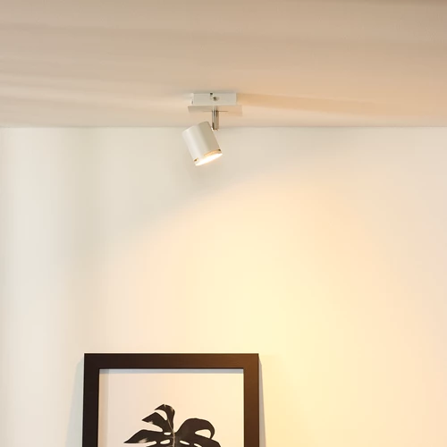 Lucide RILOU - Spot plafond - LED Dim. - GU10 - 1x5W 3000K - Blanc - ambiance 1
